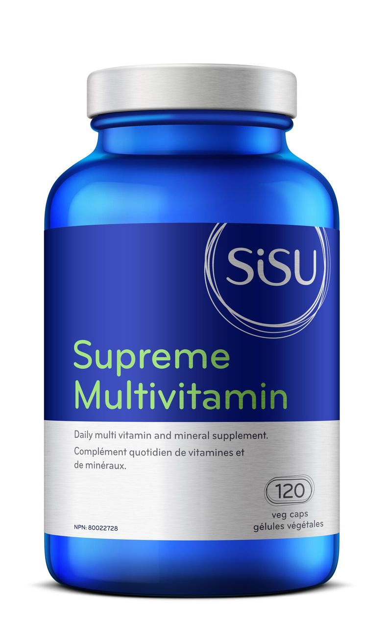 Sisu Supreme MultiVitamin - with Iron (120 Veg Caps) - Lifestyle Markets