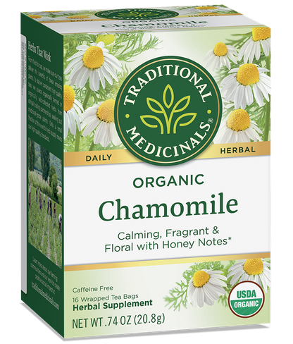 Traditional Medicinals Chamomile Tea (16 Bags) - Lifestyle Markets