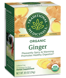 Traditional Medicinals Ginger Tea (16 Bags) - Lifestyle Markets