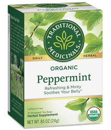 Traditional Medicinals Peppermint Tea (16 Bags) - Lifestyle Markets