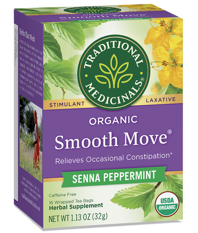 Traditional Medicinals Smooth Move Peppermint Tea (16 Bags) - Lifestyle Markets