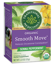 Traditional Medicinals Smooth Move Peppermint Tea (16 Bags) - Lifestyle Markets