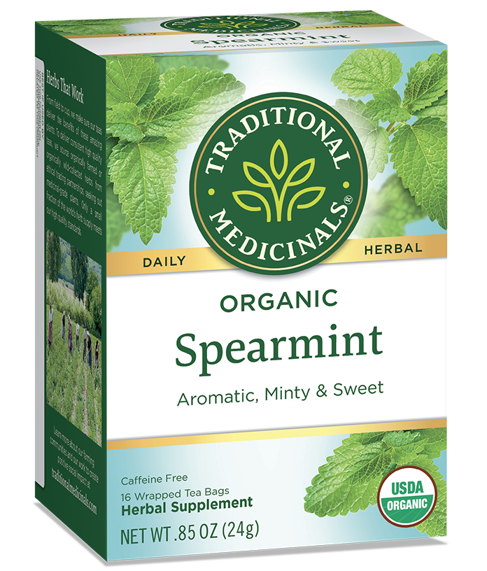 Traditional Medicinals Spearmint Tea (16 Bags) - Lifestyle Markets