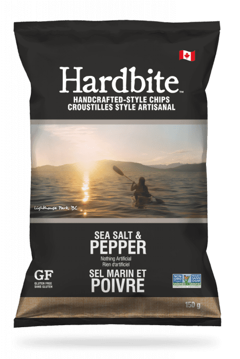 Hardbite Potato Chips - Sea Salt & Pepper (150g) - Lifestyle Markets