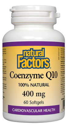 Natural Factors Coenzyme Q10 (400mg) (60 SoftGels) - Lifestyle Markets