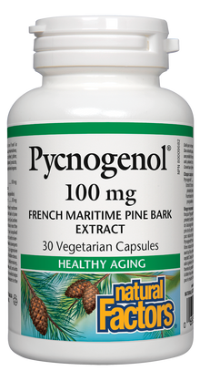 Natural Factors Pycnogenol (100mg) (30 Vegetarian Capsules) - Lifestyle Markets