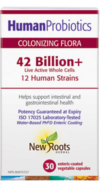 New Roots  42 Billion+ Probiotics (30 VCaps) - Lifestyle Markets