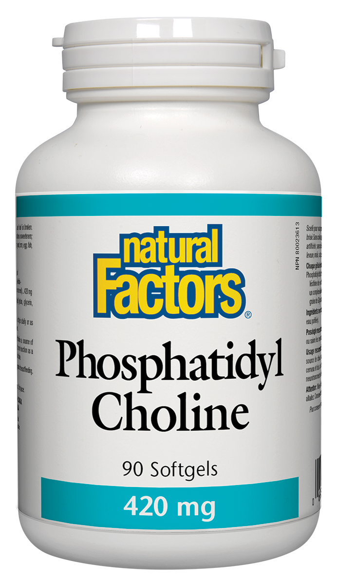 Natural Factors Phosphatidyl Choline (420 mg) (90 Soft Gels) - Lifestyle Markets