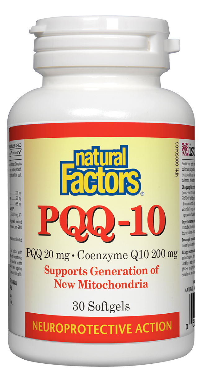 Natural Factors PQQ-10 (30 Softgels) - Lifestyle Markets