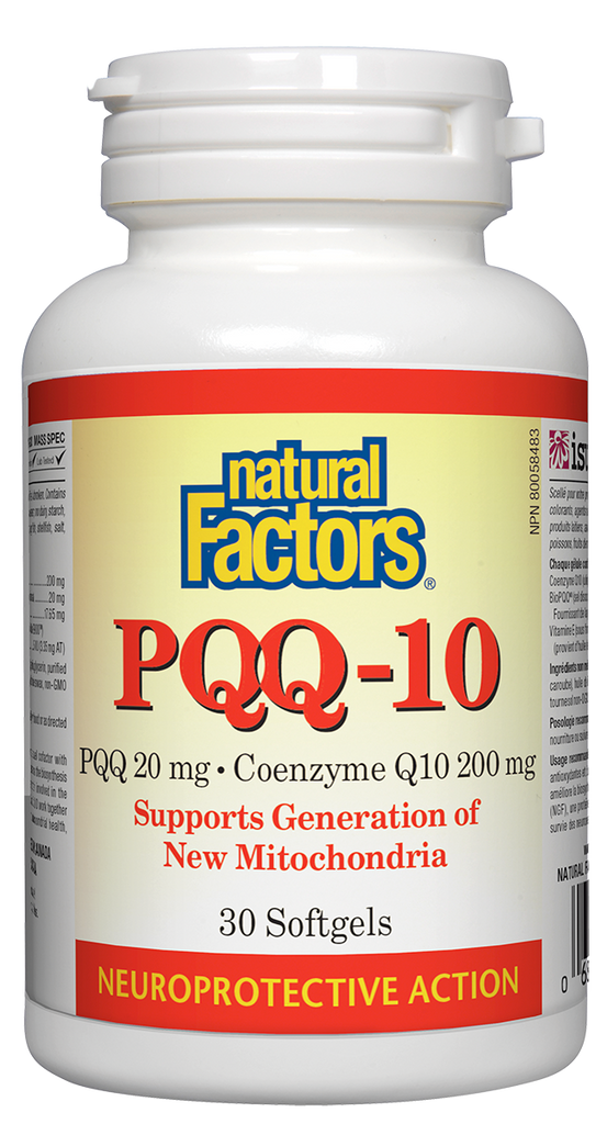 Natural Factors PQQ-10 (30 Softgels) - Lifestyle Markets