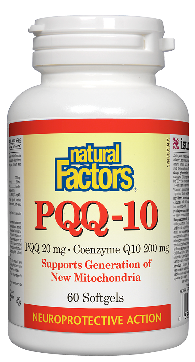 Natural Factors PQQ-10 (60 Softgels) - Lifestyle Markets