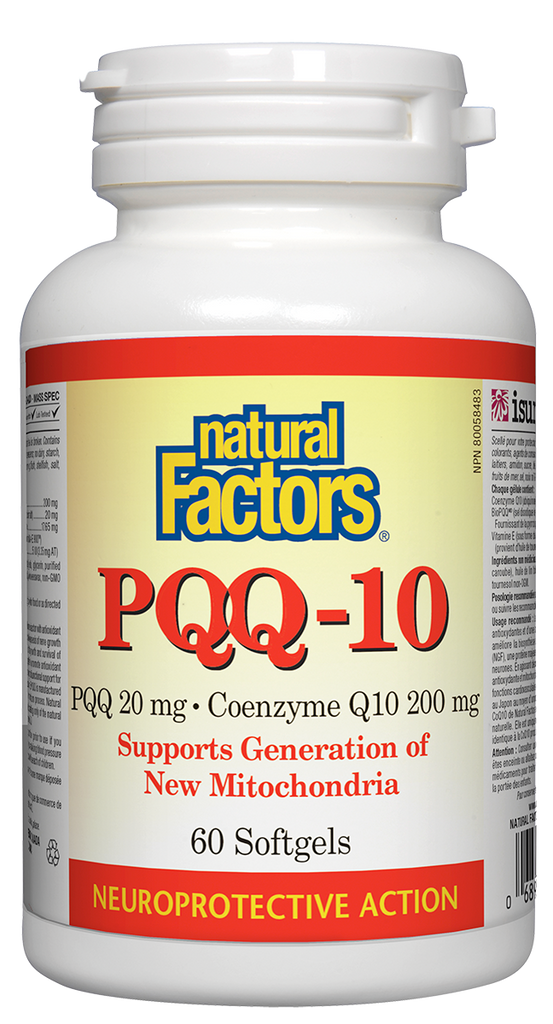 Natural Factors PQQ-10 (60 Softgels) - Lifestyle Markets
