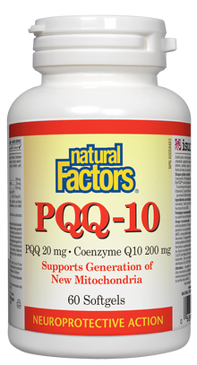 Natural Factors PQQ-10 (60 Softgels) - Lifestyle Markets