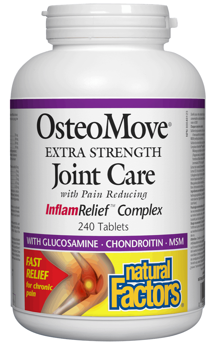 Natural Factors OsteoMove Extra Strength Joint Care (240 Tablets) - Lifestyle Markets