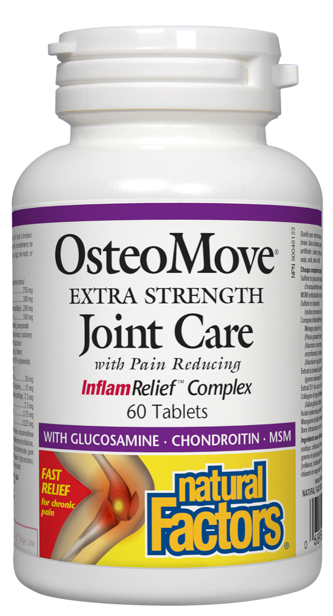 Natural Factors OsteoMove Extra Strength Joint Care (60 Tablets) - Lifestyle Markets
