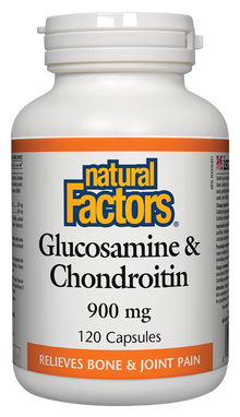 Natural Factors Glucosamine & Chondroitin Sulfates (900mg) (120 Capsules) - Lifestyle Markets