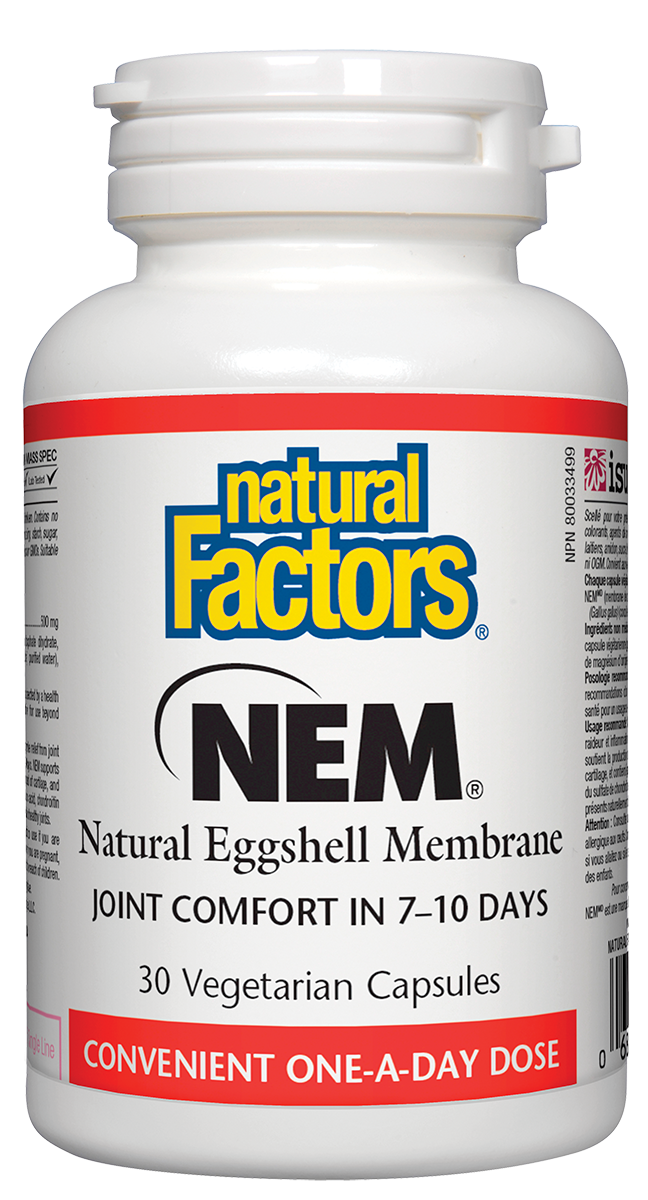 Natural Factors NEM (500mg) (30 Vegetarian Capsules) - Lifestyle Markets