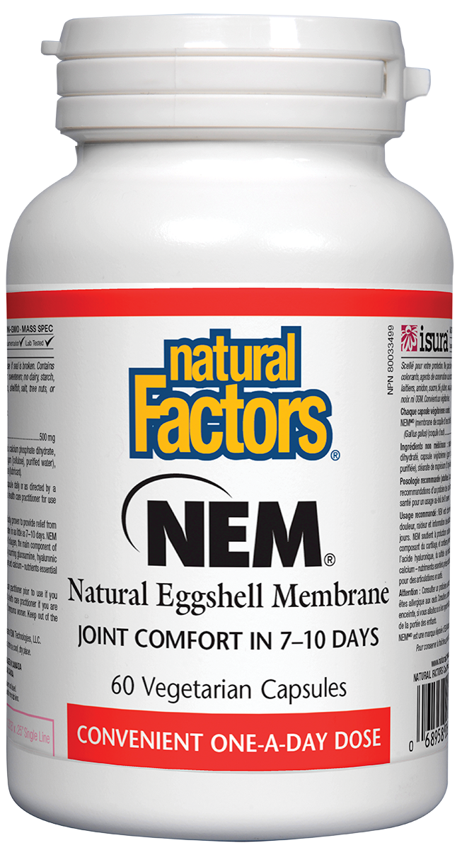 Natural Factors NEM (500mg) (60 Vegetarian Capsules) - Lifestyle Markets