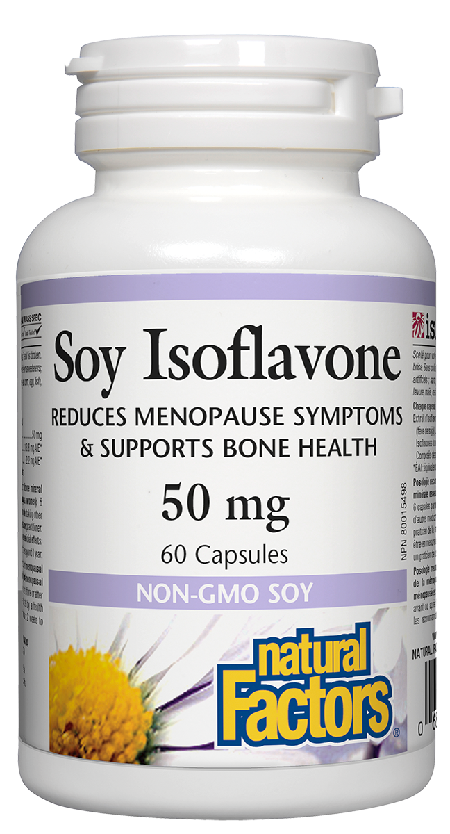 Natural Factors Soy Isoflavones (50mg) (60 Capsules) - Lifestyle Markets