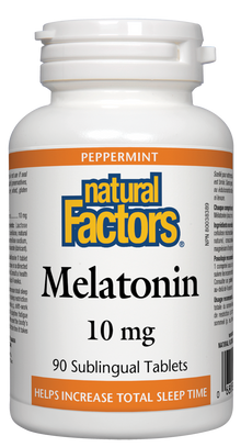 Natural Factors Melatonin (10mg) (90 Sublingual Tablets) - Lifestyle Markets