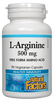 Natural Factors L-Arginine (500mg) (90 Vegetarian Capsules) - Lifestyle Markets