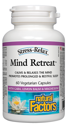 Natural Factors Mind Retreat (60 VCaps) - Lifestyle Markets