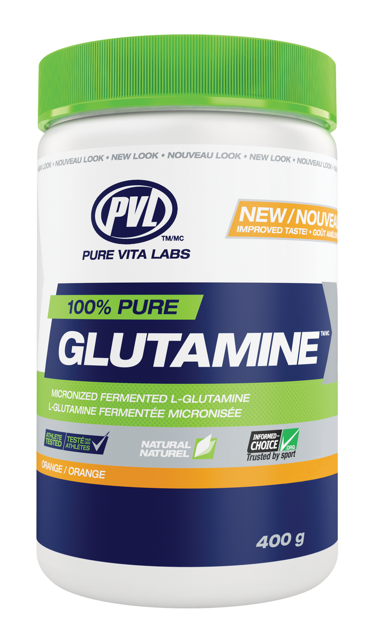PVL 100% Pure Glutamine - Orange (400g) - Lifestyle Markets