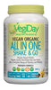 VegiDay Vegan Org All In One Shake & Go French Vanilla (860g) - Lifestyle Markets