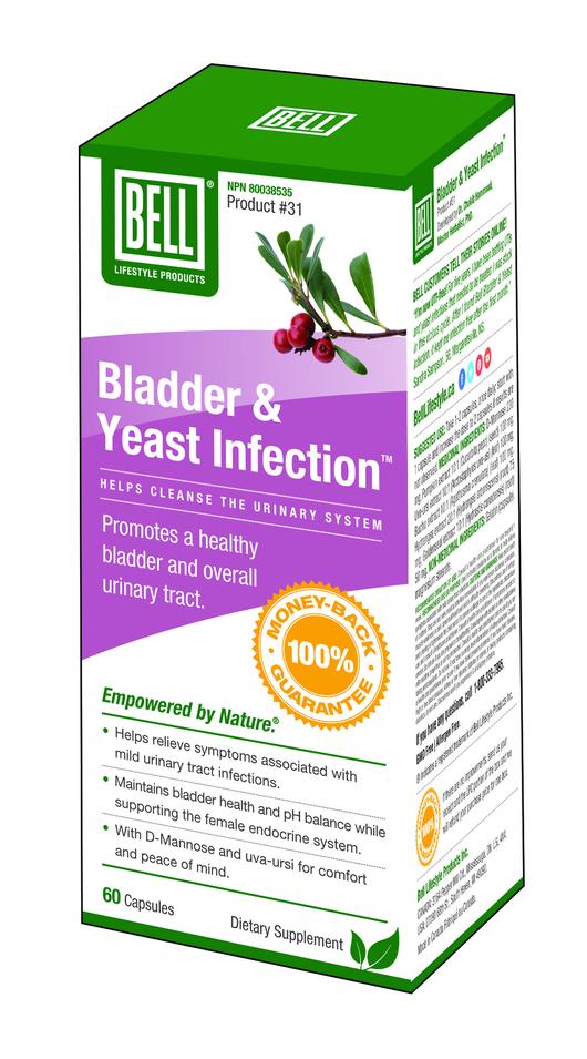 Bell Bladder & Yeast Infections (655mg) (60 Capsules) Lifestyle Markets