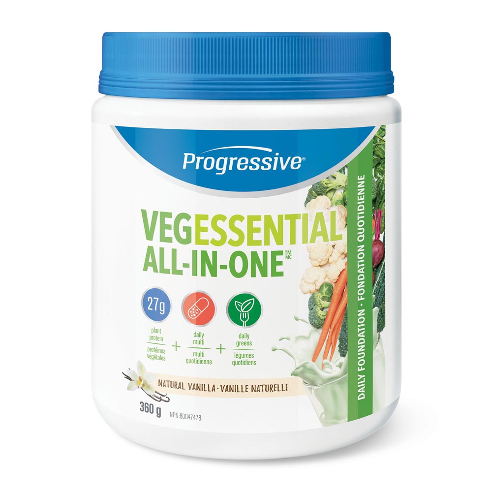 Progressive VegEssential All-in-One - Vanilla (360g) - Lifestyle Markets