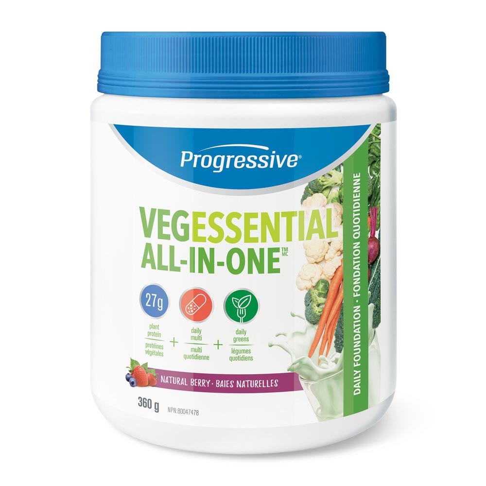 Progressive VegEssential All-in-One - Berry (360g) - Lifestyle Markets
