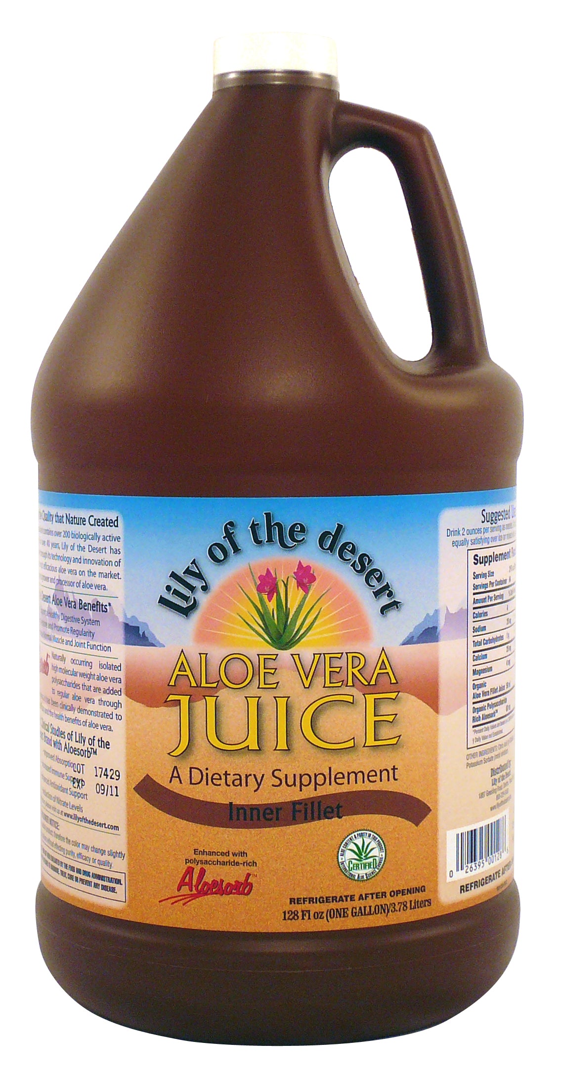 Lily of the Desert Aloe Vera Juice (3.8L) - Lifestyle Markets