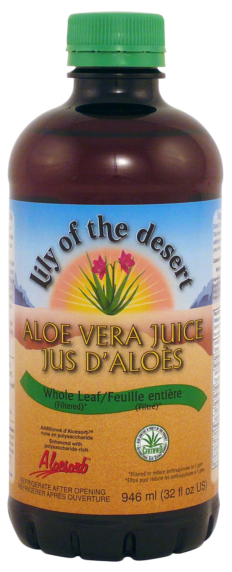 Lily of the Desert Aloe Vera Juice Whole Leaf (946ml) - Lifestyle Markets