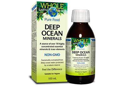 Whole Earth & Sea Deep Ocean Minerals (100ml) - Lifestyle Markets