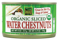 Native Forest Organic Sliced Water Chestnut (140g) - Lifestyle Markets