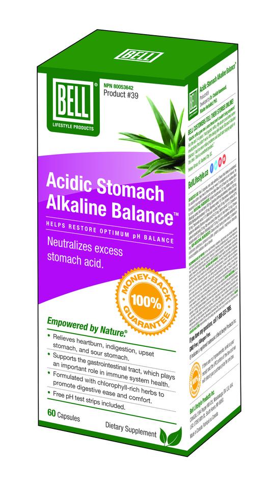 Bell Acidic Stomach Alkaline Balance (60 Capsules) - Lifestyle Markets