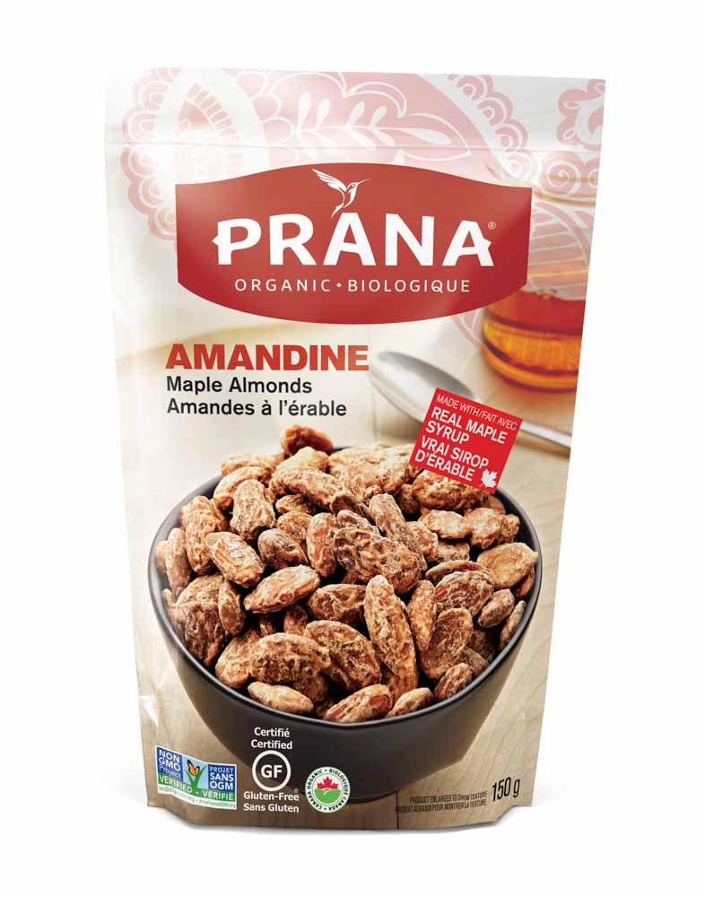 Prana Amandine Maple Almonds (150g) - Lifestyle Markets