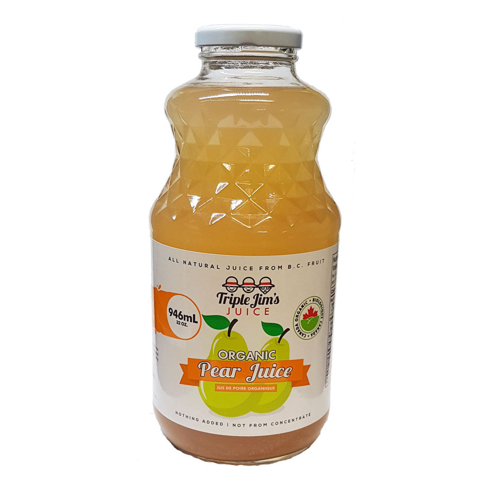 Triple Jim's Organic Pear Juice (946ml) - Lifestyle Markets