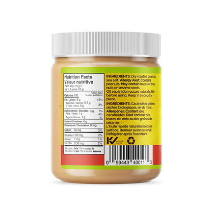 New World Organics Peanut Butter (Salted) - Crunchy (500g) - Lifestyle Markets
