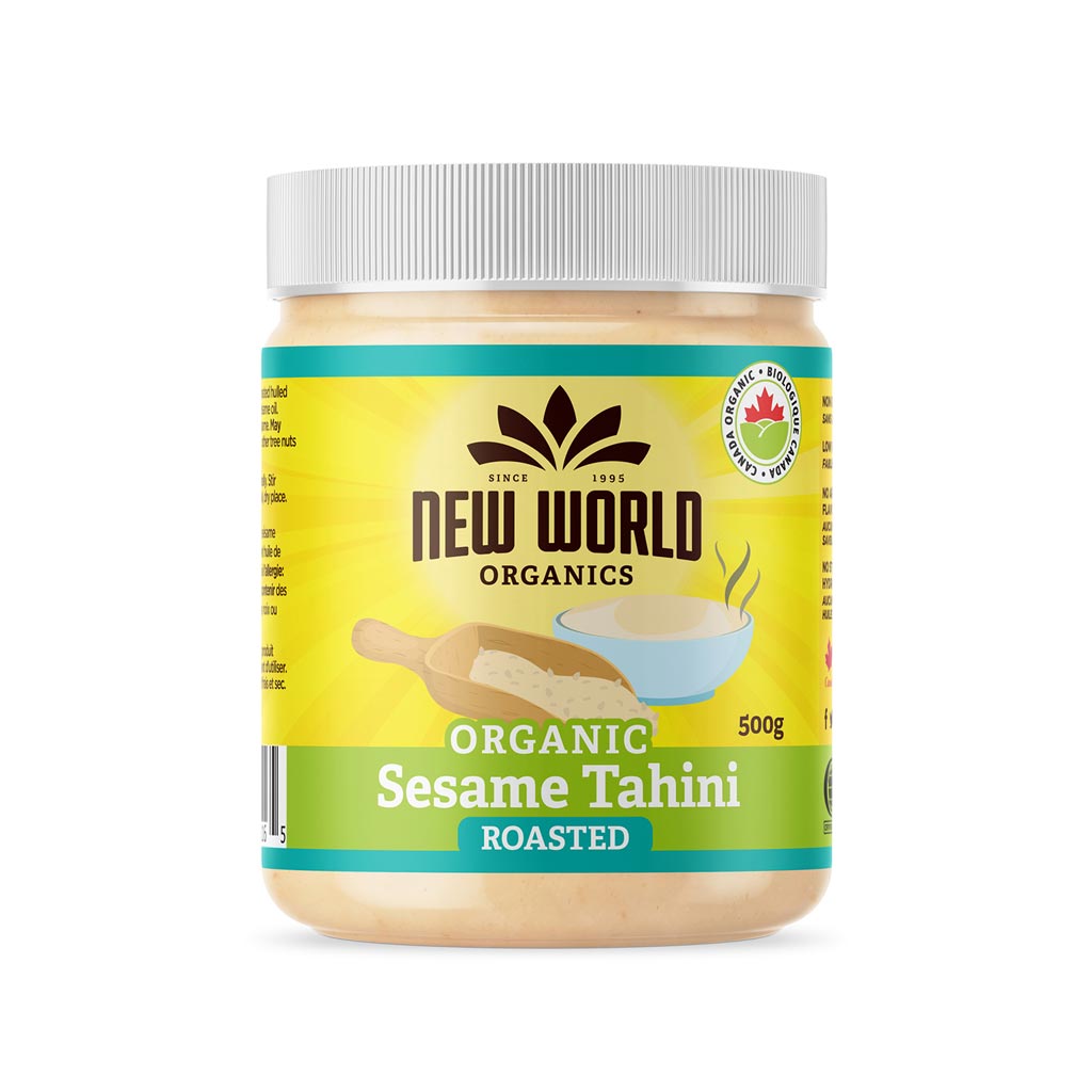 New World Organics Organic Roasted Sesame Tahini (500g) - Lifestyle Markets