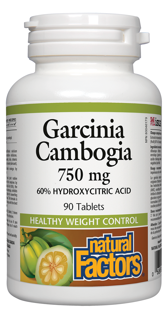 Natural Factors Garcinia Cambogia (750mg) (90 Tablets) - Lifestyle Markets