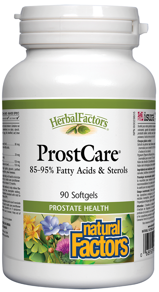 Natural Factors ProstCare (90 SoftGels) - Lifestyle Markets