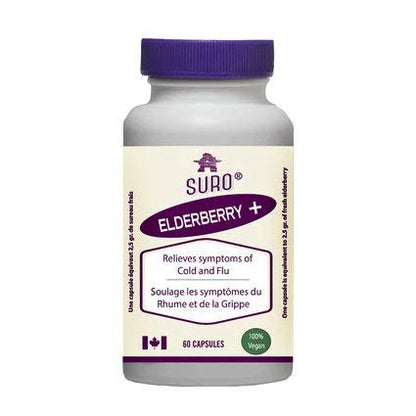 Suro Elderberry+ 500mg (60caps) - Lifestyle Markets