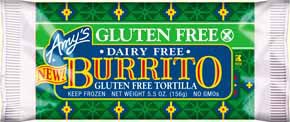 Amy's Kitchen Gluten-Free Non-Dairy Burrito (156g) - Lifestyle Markets
