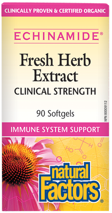 Natural Factors Echinamide Fresh Herb Extract (90 Softgels) - Lifestyle Markets