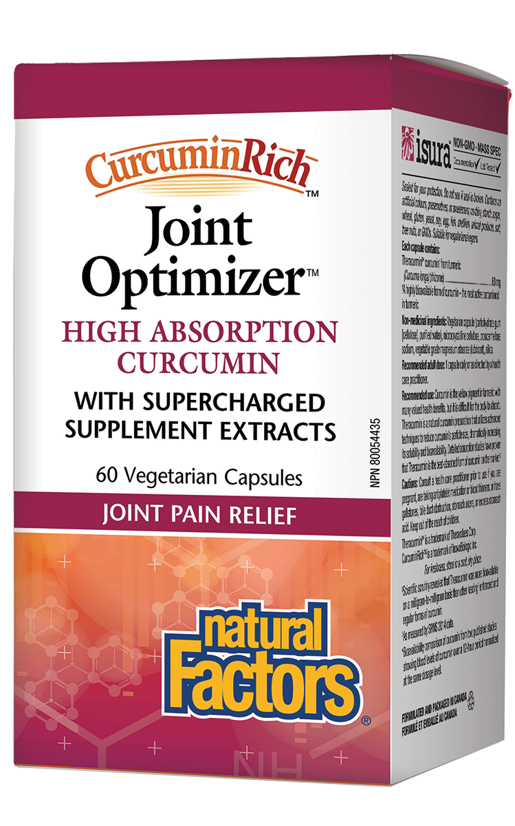 Natural Factors CurcuminRich Joint Optimizer (60 VCaps) - Lifestyle Markets