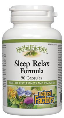 Natural Factors Sleep Relax (90 Capsules) - Lifestyle Markets