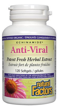 Natural Factors Echinamide Anti-Viral Potent Fresh Herbal Extract (120 SoftGels) - Lifestyle Markets