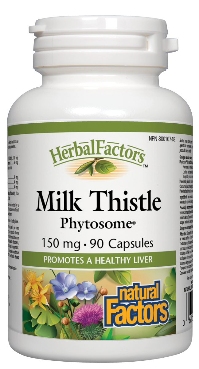 Natural Factors Milk Thistle Phytosome (150mg) (90 Capsules) - Lifestyle Markets