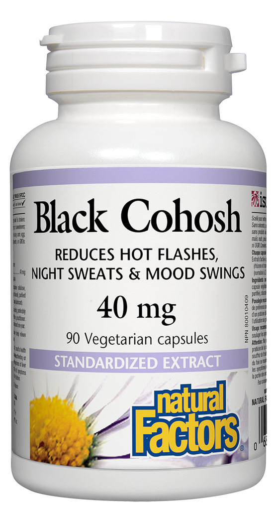 Natural Factors Black Cohosh (40mg) (90 VCaps) - Lifestyle Markets
